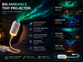 🌌 GalaxyGlow™ Starry Sky Ambient Projector – Bedroom & Car